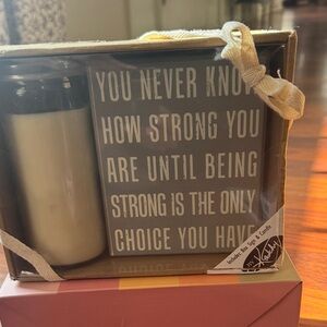 Kohl's Brown and Pink Decorative Box